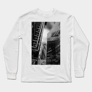 30 St Mary Axe The Gherkin Lloyds and Willis Building Long Sleeve T-Shirt